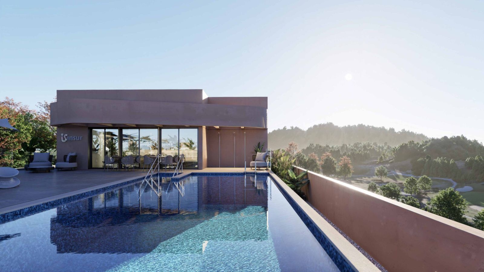 04 modern pool villa view